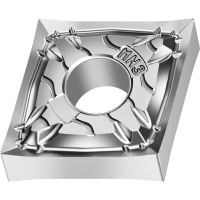 Plaquette de tournage négative carbure CNGG-MN3 - Longueur d'arête de coupe : 12,7 mm - Rayon : 0,4 mm - Revêtement : PVD - WNN10