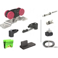 Garniture SAF Evolution avec fonction synchro pour porte coulissante de 10 à 80 kg