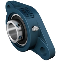 Palier complet autoaligneur applique ovale UCFL/H - 35 mm