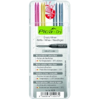 Mines de rechange toutes surfaces accrochable PICA-Dry - 2 jaunes, 4 graphites et 2 rouges