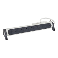 Rallonge multiprise bloc rotatif - 6 prises 2P+T