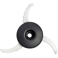 Tête 3 couteaux plastique pour coupe-herbe
