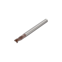 Fraise à rainurer/dresser JHP751 carbure - Diamètre : 2 mm - Revêtement : HXT - Nombre de dents : 2 - Longueur de coupe : 3 mm - Queue cylindrique