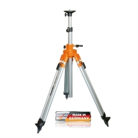 Trépied aluminium à colonne et manivelle hauteur 0,8 mètres à 2,76 mètres longueur trépied 1,06m course des colonnes 582/642 mm