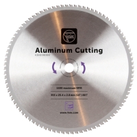 Lame de scie à métaux pour alu et autre métaux non ferreux - 82 dents - 355 x 25,4 x 2,4 mm
