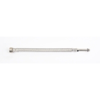 Flexible d'alimentation d'eau droit mâle long - femelle court - 10 mm - 300 mm - DN8