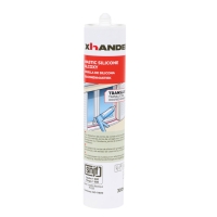 Mastic silicone bâtiment alcoxy - 300 ml - translucide