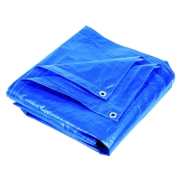 Bâche de protection multi-usages - 8 x 5 m - 120 g - bleu