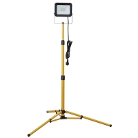 Projecteur LED 2500 lm filaire sur pied télescopique - 1 070 x 62 x 1 676 mm