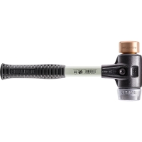 Maillet SIMPLEX fonte avec manche en fibre de verre cuivre/métal - 1,2 kg