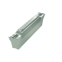 Plaquette de tronconnage/gorges carbure DGR-J-6D - Largeur d'arête de coupe : 2,2 mm - Rayon : 0,2 mm - Revêtement PVD - IC1010