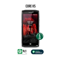 Smartphone PP CORE-X5 avec câble X-CABLE et verre trempé X-GLASS - Mémoire 64 Go