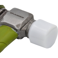 Embout blanc en plastique pour massette - 35 mm