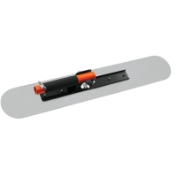Lisseuse ronde lame inox 70 cm avec manche télescopique - 12 cm