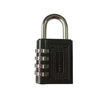 Cadenas à combinaison en zamak - Largeur du coffre : 40 mm - Diamètre de l'anse : 6,1 mm - Hauteur de l'anse : 25 mm
