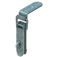 Fermeture à levier porte-cadenas 7007 avec crochet acier zingué