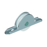 Galet 10 pour rail de porte coulissante de meuble