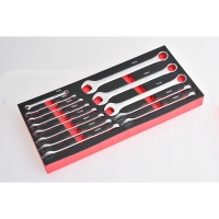 Module de rangement équipé de 13 clés mixtes - Dimensions (L x l) : 17 x 40 cm