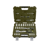 Coffret de 30 douilles 1/2" et 1/4" avec cliquets - 6 pans