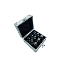 Jeu de 9 douilles tournevis 1/2" 6 pans - Dimensions de l'empreinte : 5 à 19 mm