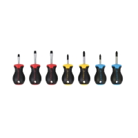 Jeu de 7 tournevis boule plat Phillips® et Pozidriv®
