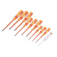 Jeu de 10 tournevis isolés 1000 V