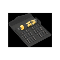 Manche de tournevis à frapper et 18 embouts Impact 70 mm en trousse textile