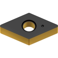 Plaquette de tournage négative carbure DNMA-KS5 - Longueur d'arête de coupe : 15,5 mm - Rayon : 0,8 mm - Revêtement : CVD - TC15BK