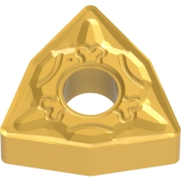 Plaquette de tournage négative carbure WNMG-MS3 - Longueur d'arête de coupe : 8,7 mm - Rayon : 0,4 mm - Revêtement : CVD - TC20BM