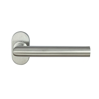 Ensemble sur rosace ovale HUDSON 793 avec béquille - 38 mm - bec de cane