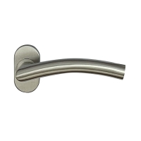 Ensemble sur rosace ovale HUDSON 794 avec béquille - 38 mm - bec de cane