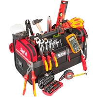Caisse textile 39 Litres avec 122 outils pour électricien CP-ELEC1