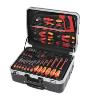 Valise trolley de maintenance avec 128 outils isolés 1000V