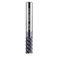 fraise à contourner MDC390U carbure - Revêtement spécial - diamètre 6 mm - 6 dents