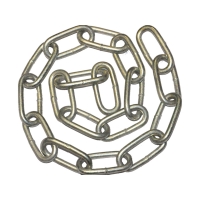 Chaîne à mailles longues en acier zingué - Ø de chaîne (fil) 2,5 mm