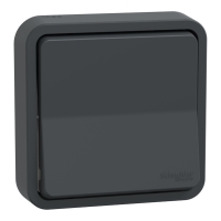 Interrupteur va-et-vient encastré MUREVA STYL - 10A - gris