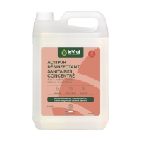 Détartrant désinfectant sanitaires concentré ACTIPUR Ecocert - bidon 5 L