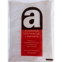 Sac à déchet amiante 120 x180 mm