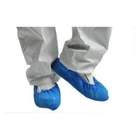 Surchaussures à usage court CPE (sachet de 100) - bleu