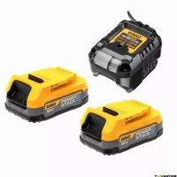 Pack batteries et chargeur pour outillage électroportatif DCB1102E2-QW - 2 batteries 18V 1,7Ah XR - chargeur