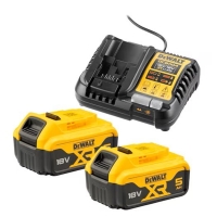 Pack batteries et chargeur pour outillage électroportatif DCB1104P2-QW - 2 batteries 18V 5Ah XR - chargeur