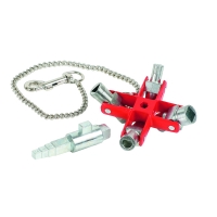 Clé universelle de chantier - 14 empreintes