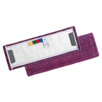 Frange de lavage à micro-languettes GLOBO PULI-BRUSH - 46 x 15 cm - rouge