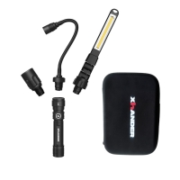 Lampe de poche LED 3 en 1 rechargeable - 1000 lm