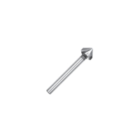 Fraise à chanfreiner/ébavurer 4304 HSS Angle 82° - Diamètre : 6,3 mm - Nombre de dents : 3 - Diamètre de la queue : 5 mm - Longueur totale : 45 mm