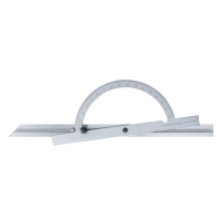 Rapporteur d'angle - Longueur de règle 400 mm - Diamètre secteur 200 mm