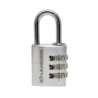 Cadenas à combinaison de 30 mm en argent