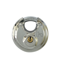 Cadenas rond de 70 mm à clé - Nombre de clés : 2