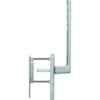 Poignée pour chassis levant coulissant TOULON F9 inox bec de cane (poignée et cuvette)