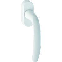 Poignée de fenêtre ATLANTA blanc RAL 9016 carré de 7 mm longueur réglable de 20 à 30 mm